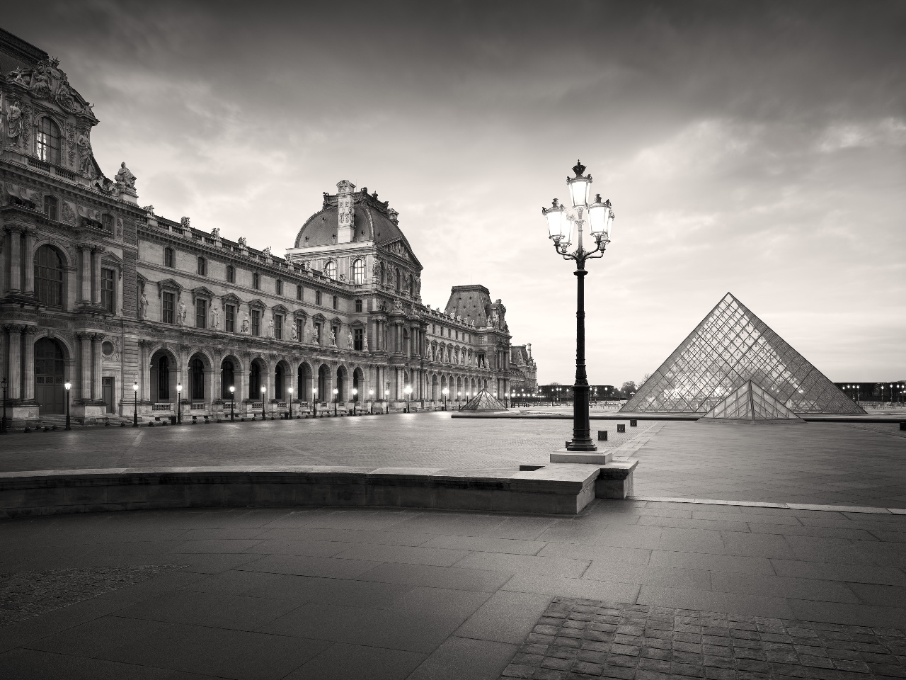 Louvre Courtyard, Paris