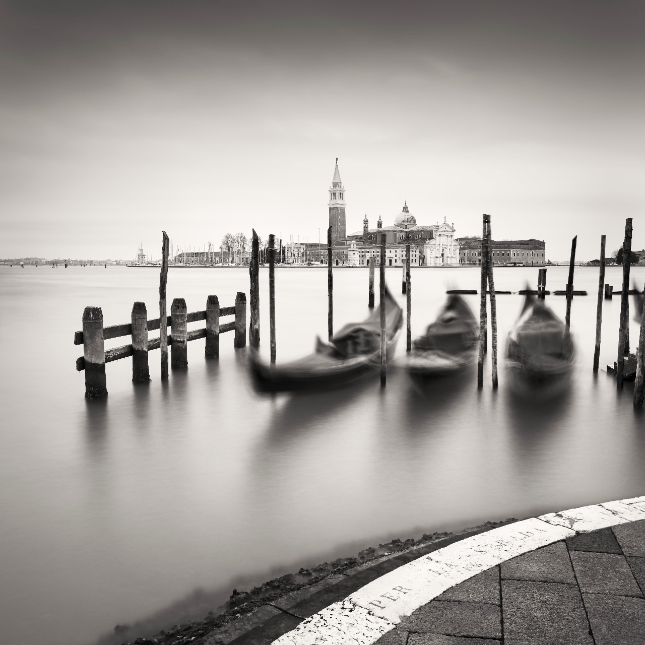 San Giorgio Maggiore & Gondolas, Venice